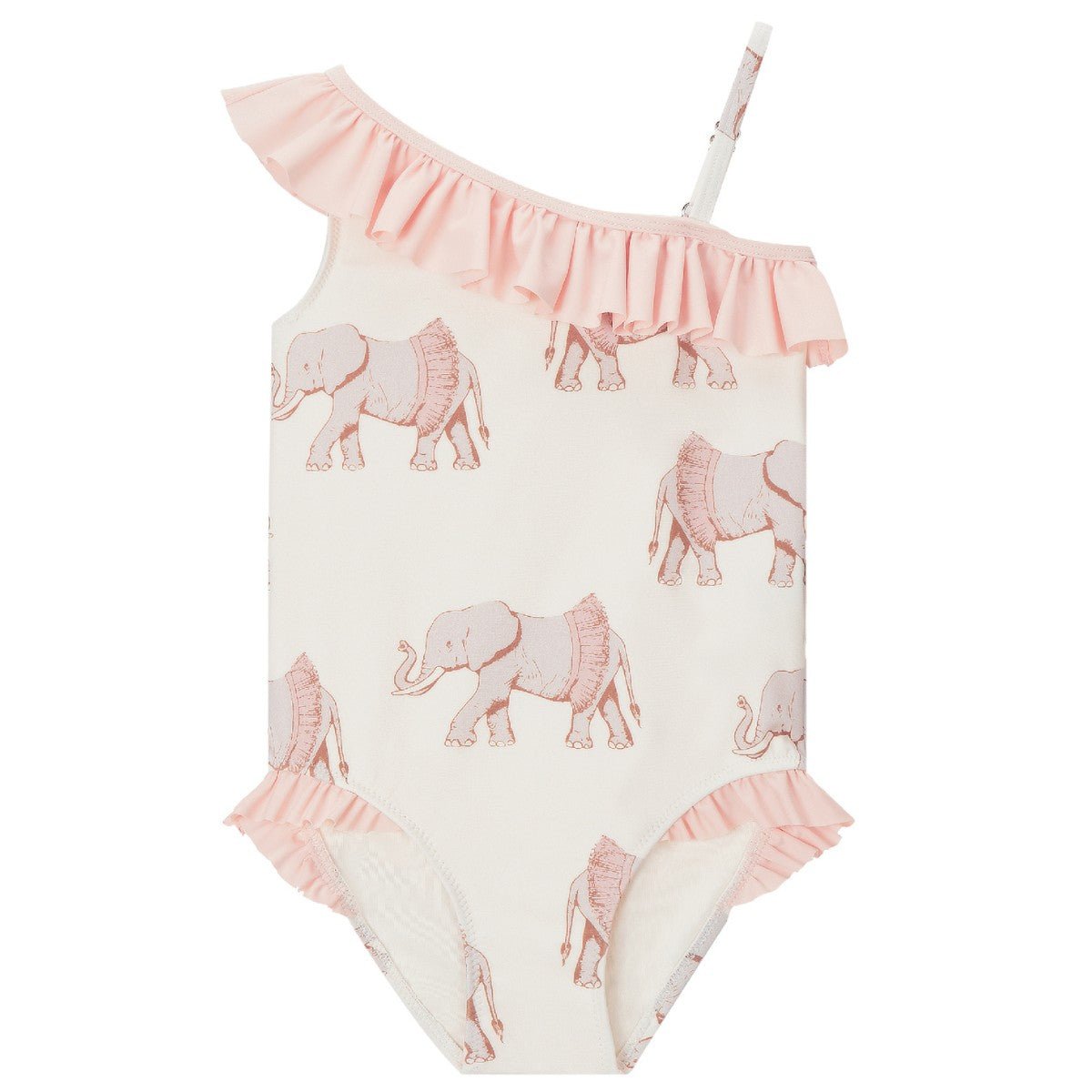 Milkbarn Tutu Elephant Off Shoulder One Piece Swimsuit - Princess and the Pea Boutique