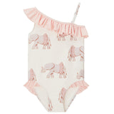 Milkbarn Tutu Elephant Off Shoulder One Piece Swimsuit - Princess and the Pea Boutique