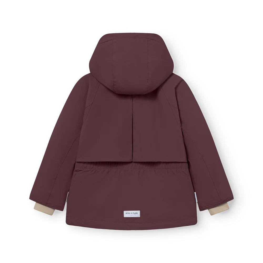 Mini A Ture - Algeana fleece lined winter jacket - Fudge aubergine - Princess and the Pea Boutique