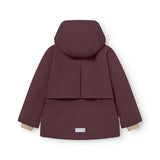 Mini A Ture - Algeana fleece lined winter jacket - Fudge aubergine - Princess and the Pea Boutique