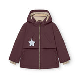 Mini A Ture - Algeana fleece lined winter jacket - Fudge aubergine - Princess and the Pea Boutique