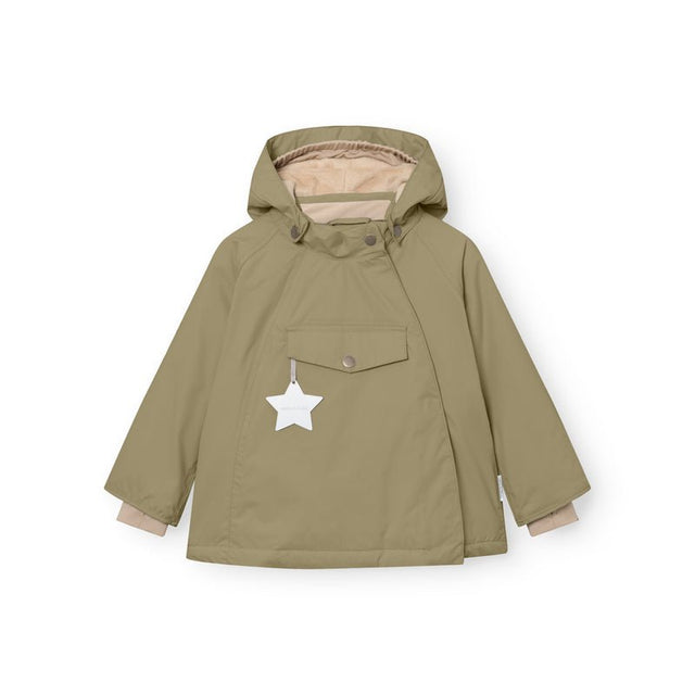 Mini A Ture - Wang fleece lined winter jacket - Aloe green - Princess and the Pea Boutique