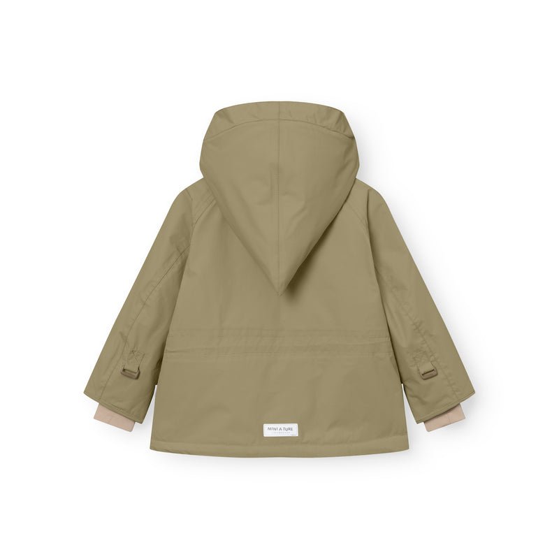 Mini A Ture - Wang fleece lined winter jacket - Aloe green - Princess and the Pea Boutique