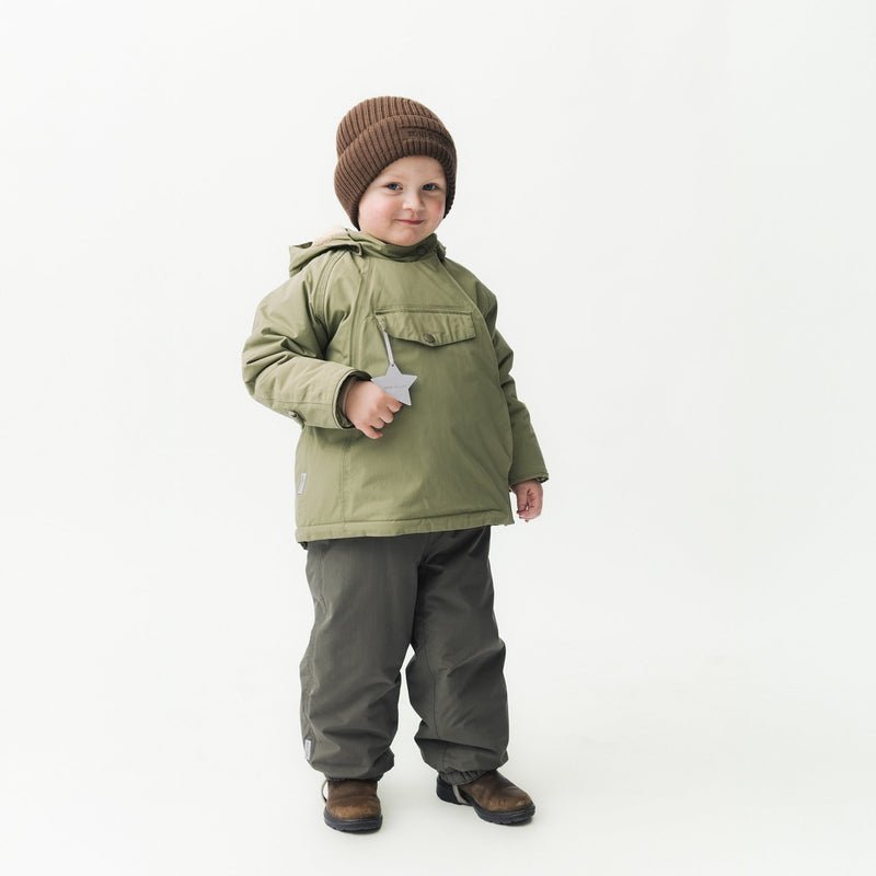 Mini A Ture - Wang fleece lined winter jacket - Aloe green