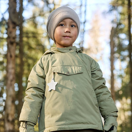 Mini A Ture - Wang fleece lined winter jacket - Aloe green - Princess and the Pea Boutique