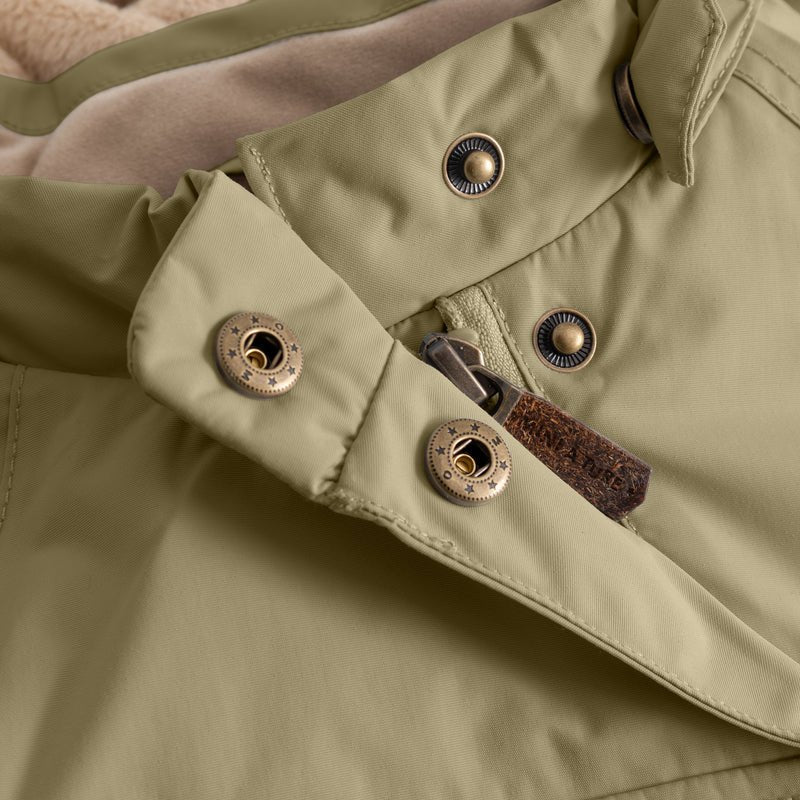 Mini A Ture - Wang fleece lined winter jacket - Aloe green - Princess and the Pea Boutique