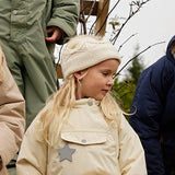 Mini A Ture - Wang fleece lined winter jacket - Angora cream - Princess and the Pea Boutique