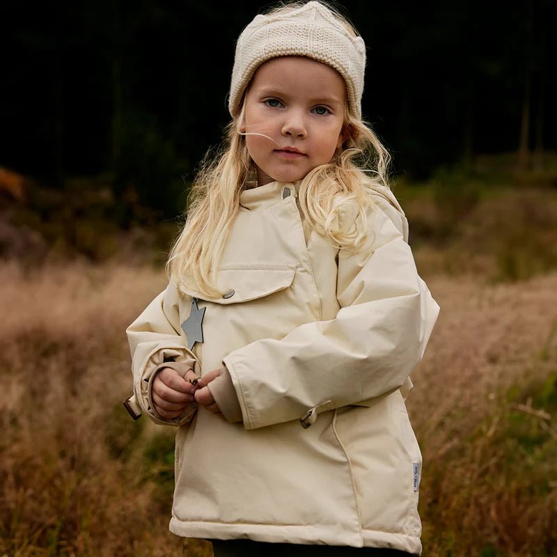 Mini A Ture Wang fleece lined winter jacket Angora cream Princess and the Pea Boutique