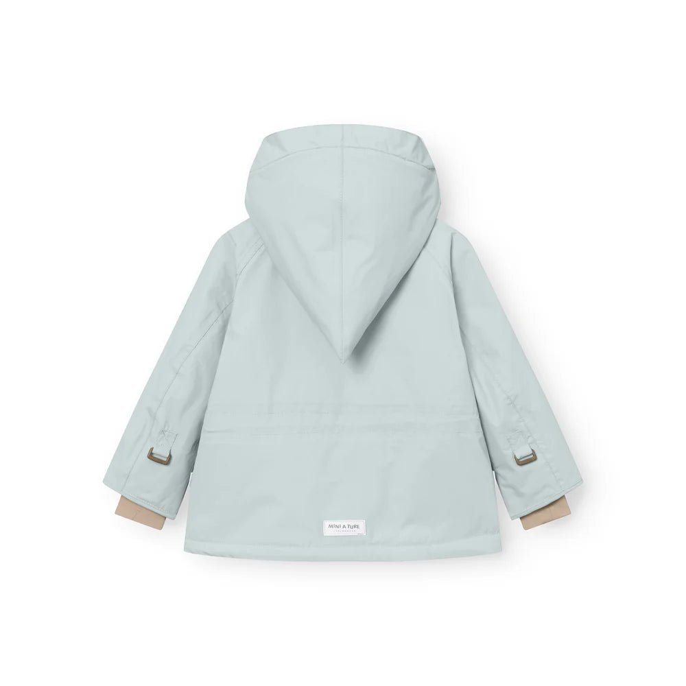 Mini A Ture - Wang fleece lined winter jacket - Baby blue - Princess and the Pea Boutique