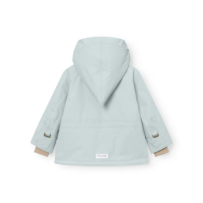 Mini A Ture - Wang fleece lined winter jacket - Baby blue - Princess and the Pea Boutique