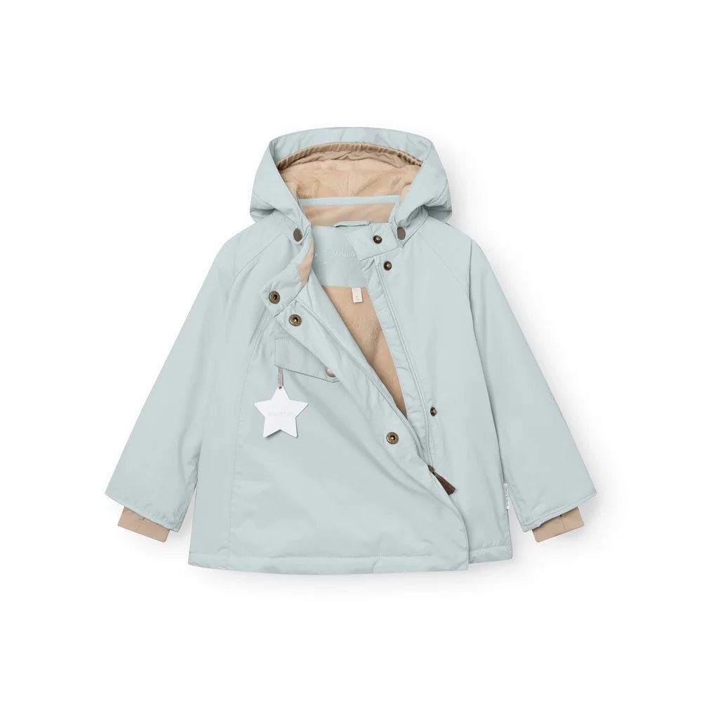 Mini A Ture - Wang fleece lined winter jacket - Baby blue - Princess and the Pea Boutique