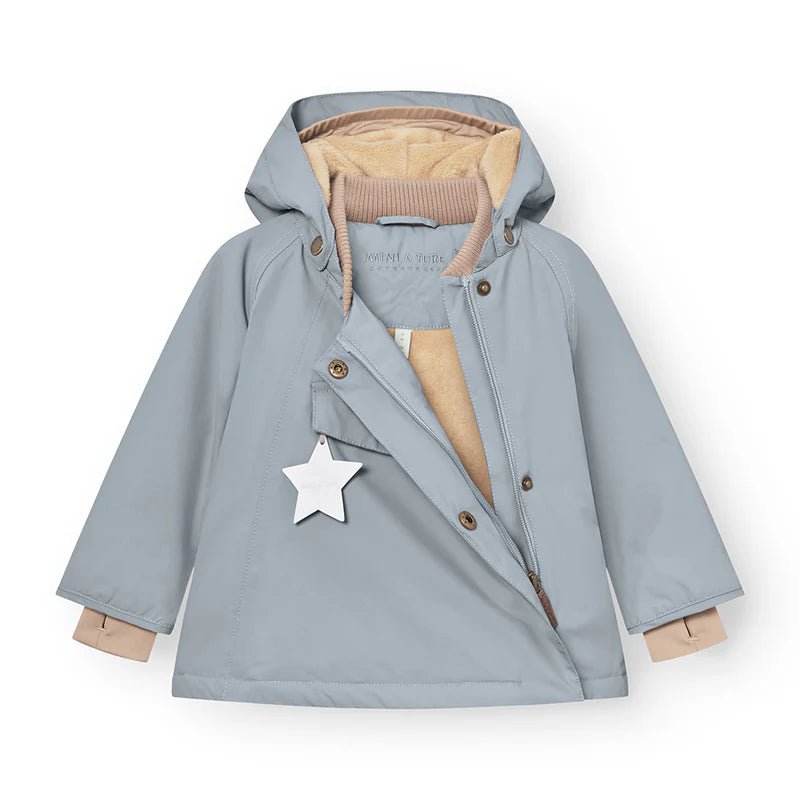 Mini A Ture - Wang fleece lined winter jacket - Citadel blue - Princess and the Pea Boutique