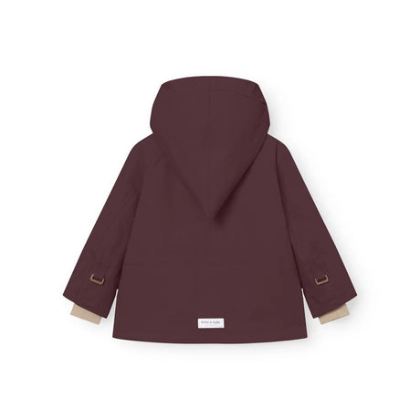 Mini A Ture - Wang fleece lined winter jacket - Fudge aubergine - Princess and the Pea Boutique