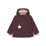 Mini A Ture - Wang fleece lined winter jacket - Fudge aubergine - Princess and the Pea Boutique