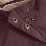 Mini A Ture - Wang fleece lined winter jacket - Fudge aubergine - Princess and the Pea Boutique
