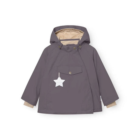 Mini A Ture - Wang fleece lined winter jacket - Plum kitten - Princess and the Pea Boutique