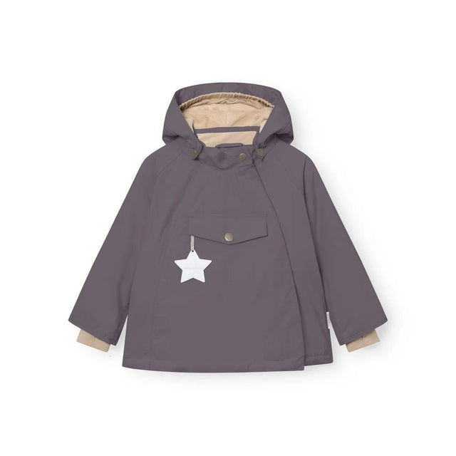 Mini A Ture - Wang fleece lined winter jacket - Plum kitten - Princess and the Pea Boutique
