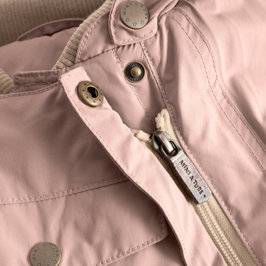 Mini A Ture - Wisti fleece lined snowsuit - Adobe rose - Princess and the Pea Boutique