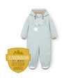 Mini A Ture - Wisti fleece lined snowsuit - Baby blue - Princess and the Pea Boutique
