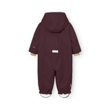 Mini A Ture - Wisti fleece lined snowsuit - Fudge aubergine - Princess and the Pea Boutique