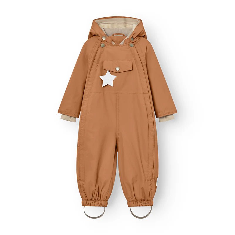 Mini A Ture - Wisti fleece lined snowsuit - Pecan brown - Princess and the Pea Boutique