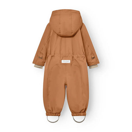 Mini A Ture - Wisti fleece lined snowsuit - Pecan brown - Princess and the Pea Boutique