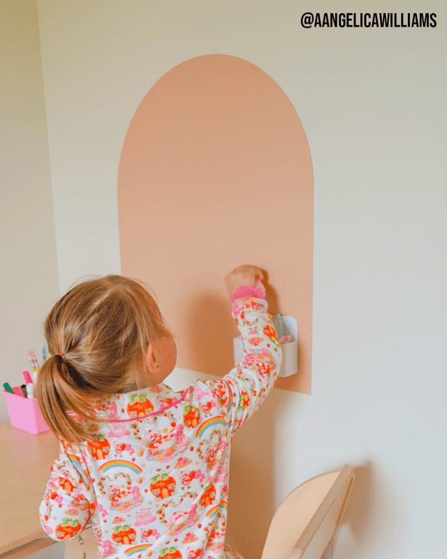 MINI Magic Playwall - Arch Magnetic Art Wall Decal for Small Spaces - Blush - Princess and the Pea Boutique