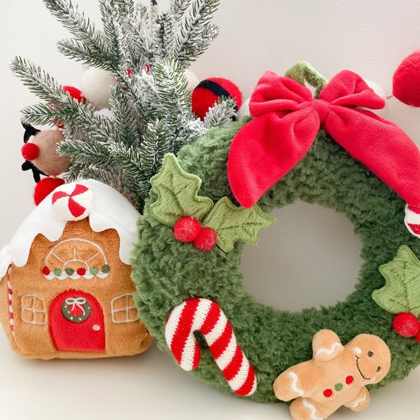 MON AMI - Festive Wreath - Green - Princess and the Pea Boutique