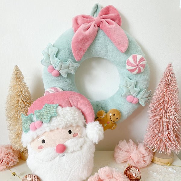 MON AMI - Festive Wreath - Mint - Princess and the Pea Boutique
