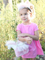 MON AMI - Pretty Unicorn Plush Toy In Purse Ophelia - Princess and the Pea Boutique