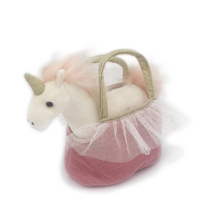 MON AMI - Pretty Unicorn Plush Toy In Purse Ophelia - Princess and the Pea Boutique