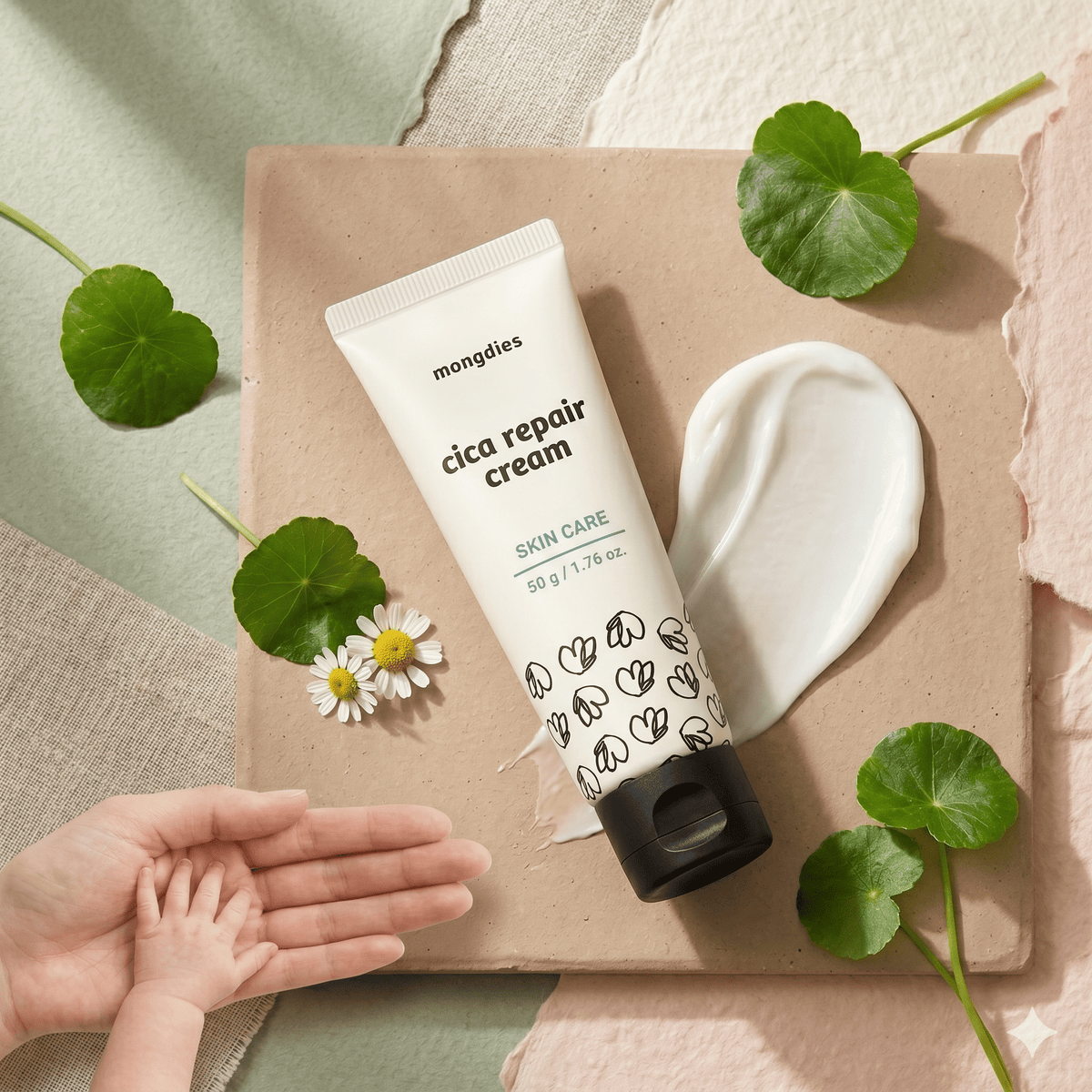 Mongdies Baby Cica Cream 50g - Princess and the Pea Boutique