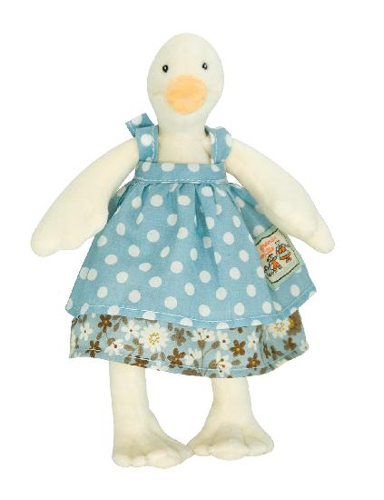 Moulin Roty Jeanne Duck Soft Toy - Mini 20cm - Princess and the Pea Boutique