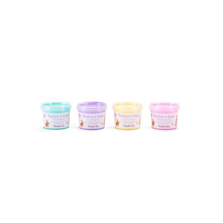 Moulin Roty Les Rosalies - 4 Pastel Finger Paints - Princess and the Pea Boutique