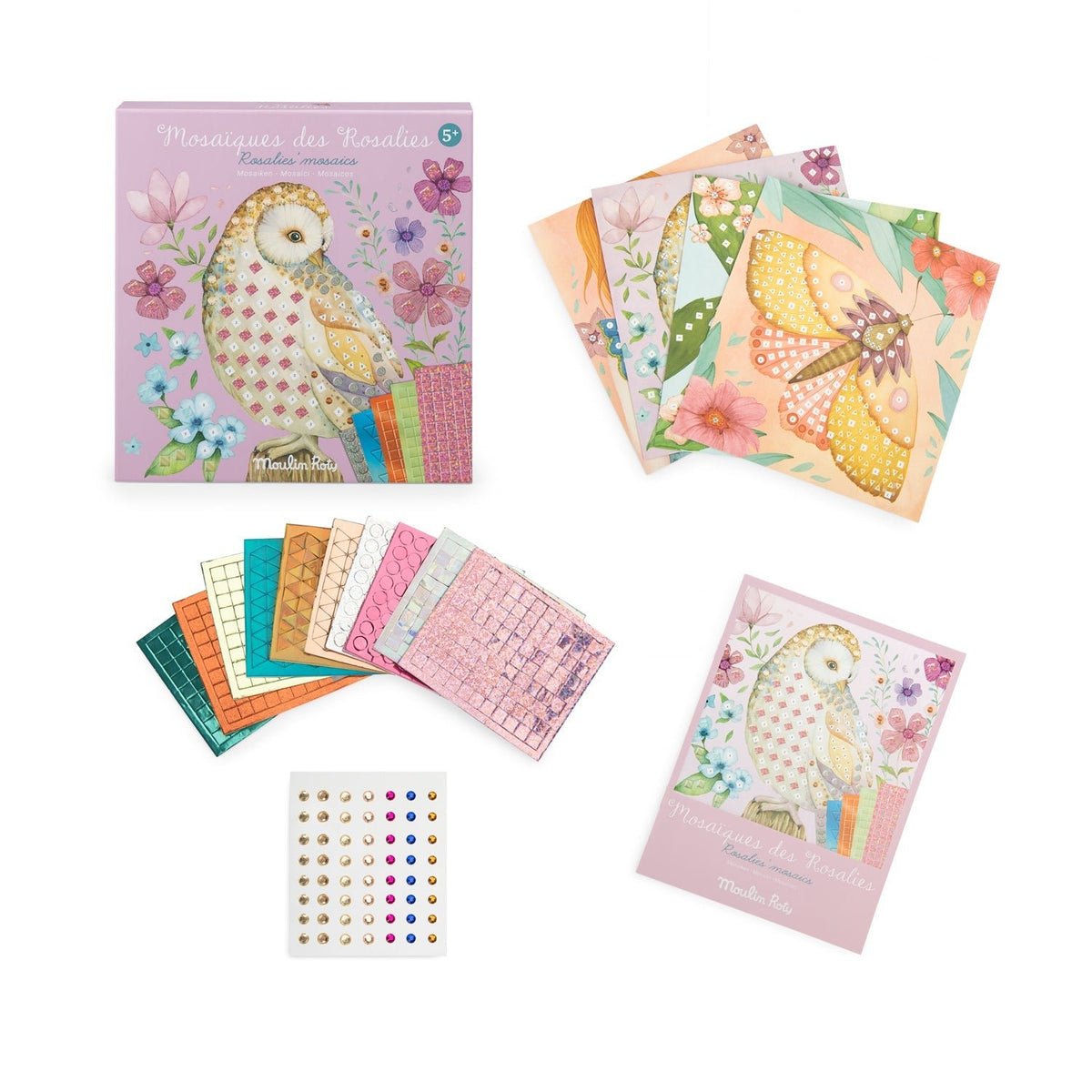 Moulin Roty Les Rosalies - Mosaic Craft Kit - Princess and the Pea Boutique