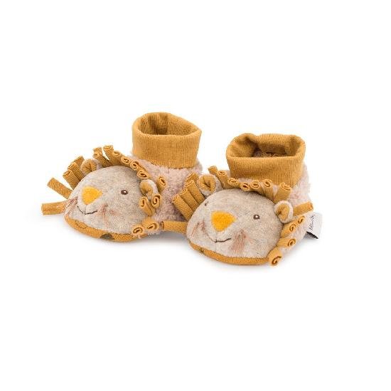 Moulin Roty Lion Slippers - Princess and the Pea Boutique