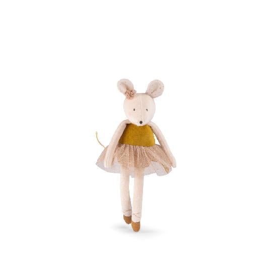 Moulin Roty Petite Ecole De Danse - Golden Mouse Doll - Princess and the Pea Boutique