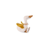 Moulin Roty Petite Ecole De Danse - Swan Rattle, gold wings - Princess and the Pea Boutique