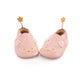 Moulin Roty Pink Leather Slippers