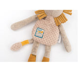 Moulin Roty Sous Mon Baobab - Lion Rattle Soft Toy - Princess and the Pea Boutique