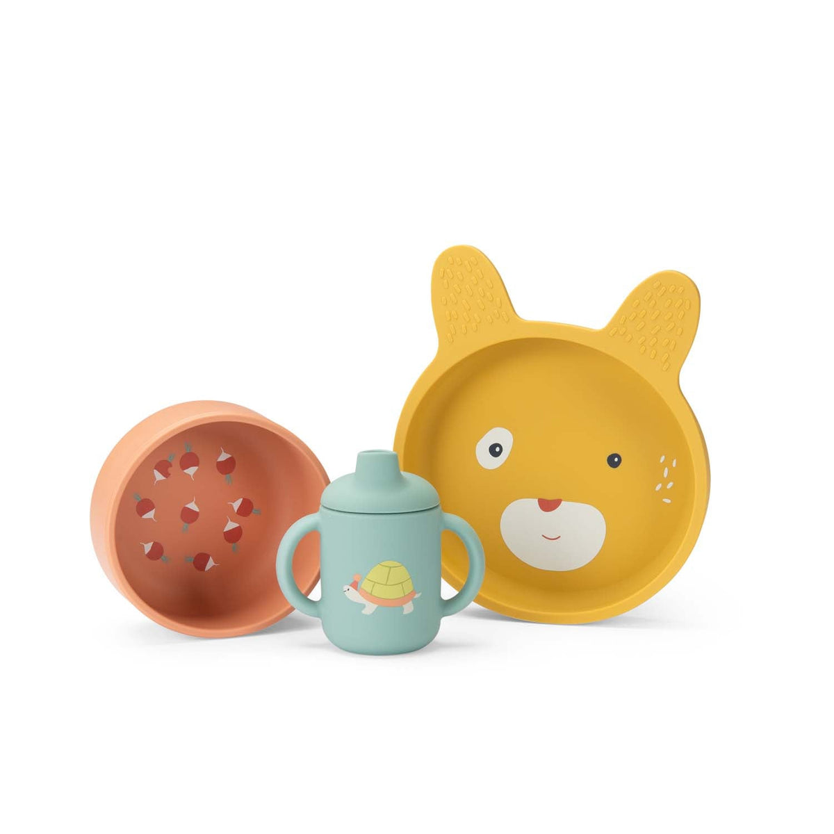 Moulin Roty Trois Petits Lapins - Baby Dish Set - Princess and the Pea Boutique
