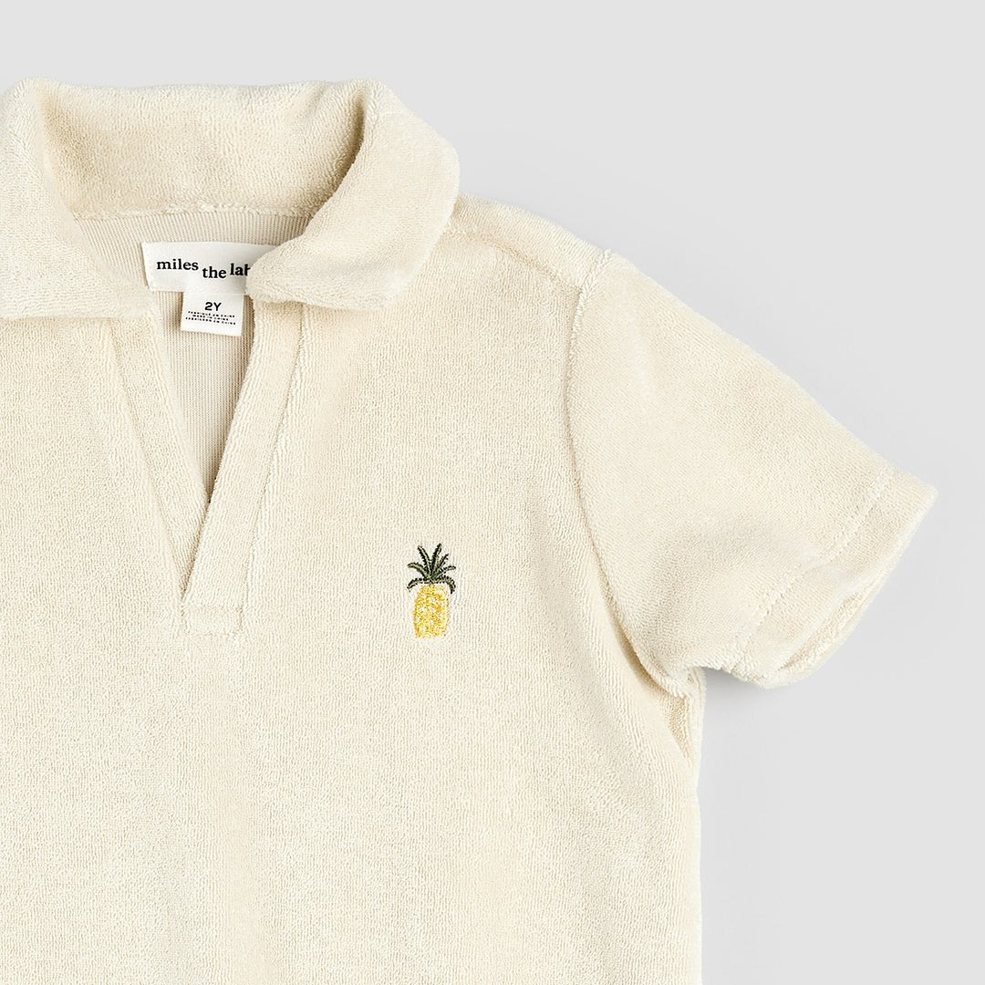 MTL - Birch Terry Cloth Polo - Princess and the Pea Boutique