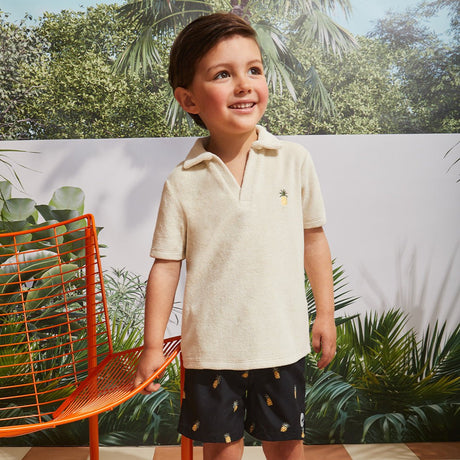 MTL - Birch Terry Cloth Polo - Princess and the Pea Boutique