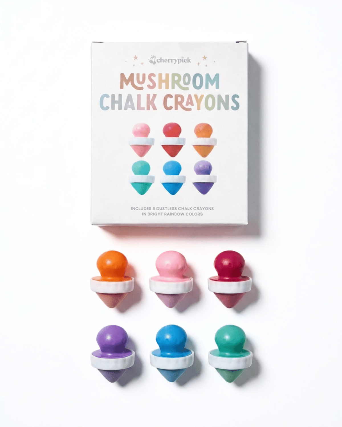Mushroom Chalk Crayons for Magic Playwall - Princess and the Pea Boutique