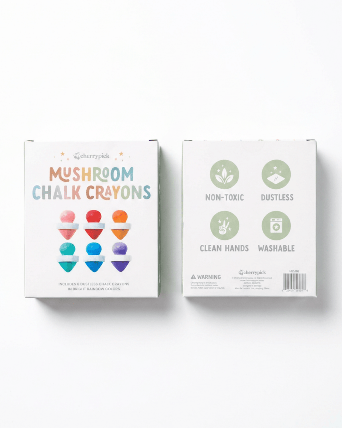 Mushroom Chalk Crayons for Magic Playwall - Princess and the Pea Boutique