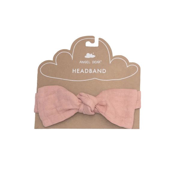Muslin Headband - Dusty Rose - Princess and the Pea Boutique