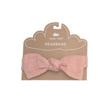 Muslin Headband - Dusty Rose - Princess and the Pea Boutique