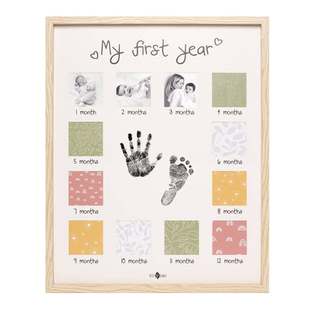 My First Year - Baby Milestone Photo Frame - Princess and the Pea Boutique