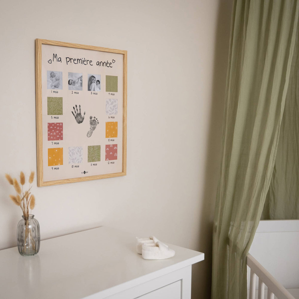 My First Year - Baby Milestone Photo Frame - Princess and the Pea Boutique