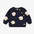 Navy blue knit sweater - Princess and the Pea Boutique